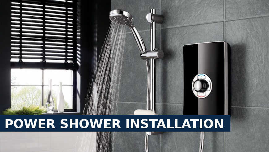 Power shower installation Ashtead